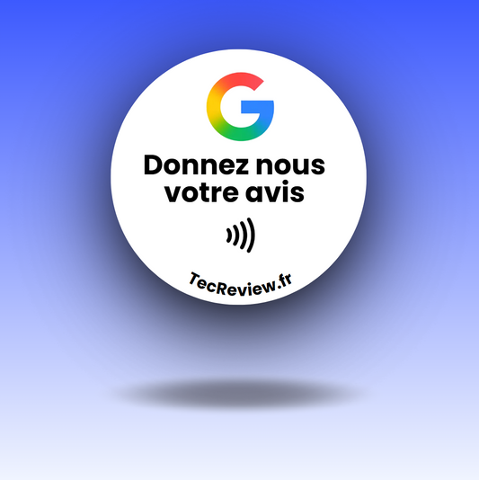 Stickers Avis Google Blanc