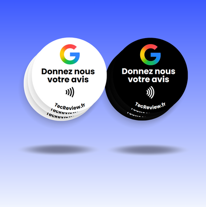 Stickers Avis Google Noir