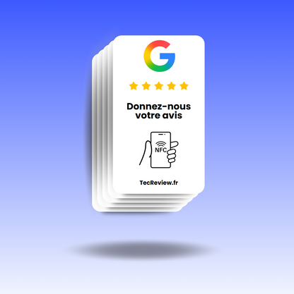 Carte Avis Google Blanc