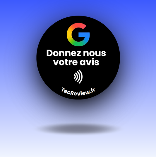 Stickers Avis Google Noir