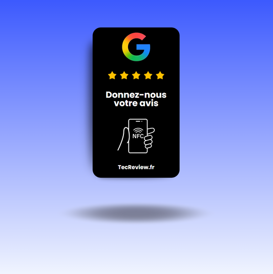 Carte Avis Google Noir