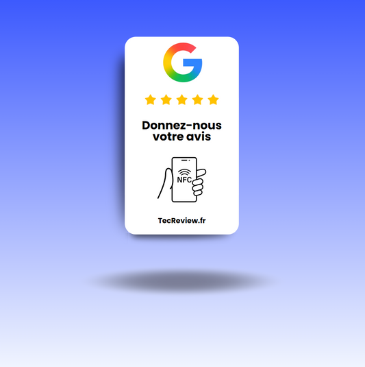 Carte Avis Google Blanc
